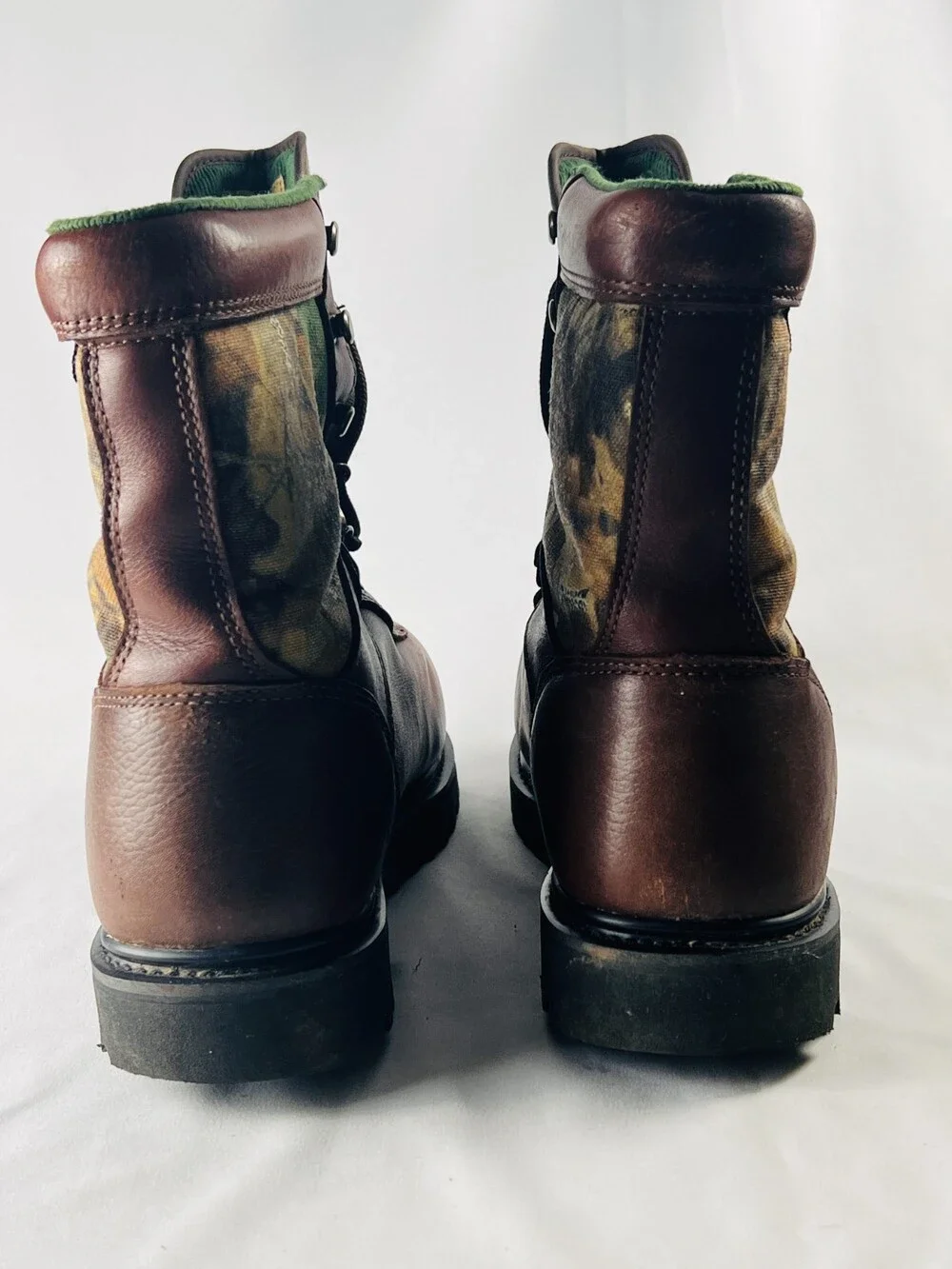 Wolverine Goretex Thinsulate Camo Hunting Boots Men US 10 1/2 Leather Lace Up